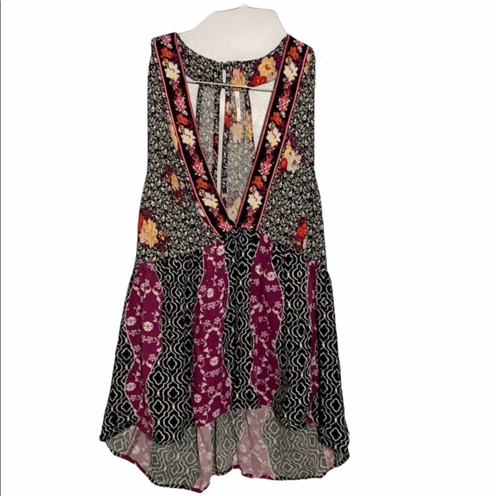 Free People Floral Sleeveless Top Large